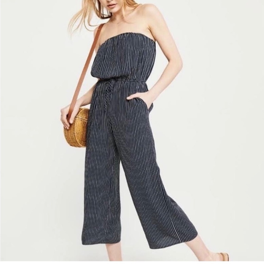 Abercrombie // Strapless Jumpsuit